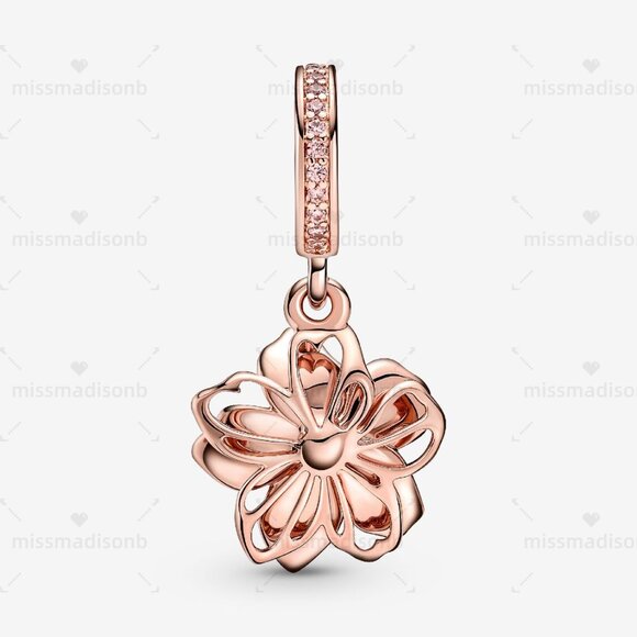 Pandora Cherry Blossom Dangle Charm - Picture 2 of 5